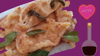 Cotolette di pollo in carpione ricetta piemontese [upl. by Ahsimot877]