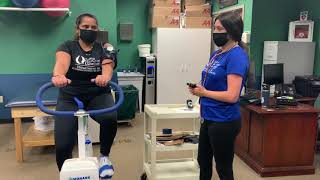 FGCU ES Astrand Rhyming Cycle Ergometer Test  2020 [upl. by Neomah60]