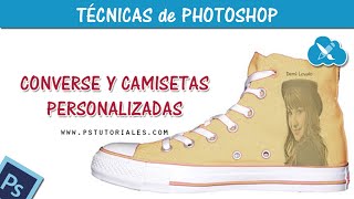 Converse y camisetas personalizadas  Photoshop Tutorial [upl. by Bernardi]