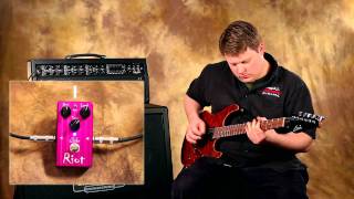 Suhr Riot Distortion Pedal IN DEPTH DEMO [upl. by Ahsitnauq]