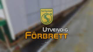 Serigstad Utvendig fôrbrett [upl. by Atinreb]