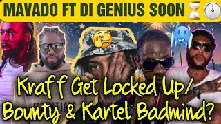 When Mavado amp Di Genius Link Up Its a Guaranteed Hit Kraff Get Lock Up Bounty amp Kartel Badmind [upl. by Nagiam]