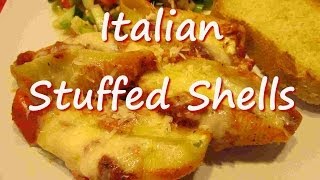 How to Make Cheesy Italian Stuffed Pasta Shells Recipe [upl. by Buford]