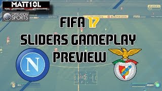 FIFA 17 SLIDERS  GAMEPLAY PREVIEW [upl. by Atilehs]