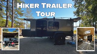 2024 Hiker Trailer Tour  Traveling across North America in my new teardrop trailer [upl. by Hazelton820]