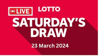 The National Lottery Lotto Draw Live Results from Saturday 23 March 2024  lotto live [upl. by Alan]