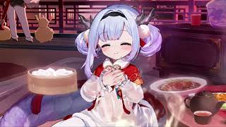 Azur Lane PRAN Lung Wu L2D Skin Ascendant Dragons Spring Feast Receive Animation Only Animation [upl. by Ahsuatal]