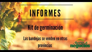 Kit de germinación Las bandejas se venden en otras provincias [upl. by Aneladgam119]