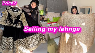 Selling my lehnga  price detail  Sitara Yaseen vlog [upl. by Otter354]