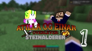 Atilla og Einar overlever Steinalderen  Episode 1  TerraFirmaCraft på norsk [upl. by Nohtahoj227]