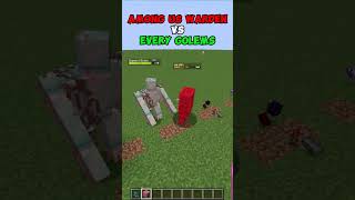 Minecraft Among us Warden vs Every Golem 💀もういいよ shorts [upl. by Unhsiv712]