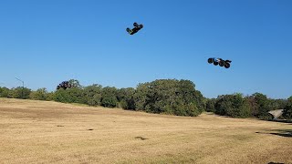 Big air broken parts and a runaway with the local rc group [upl. by Vachil]