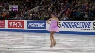 Skate America GP 2015 Ladies Short Program 50 fps [upl. by Aivirt]