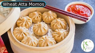 Secret Formula to make Healthy amp Yummy Atta Momos  Vegetable Wheat Atta Momos  The Terrace Kitchen [upl. by Ellehcit]