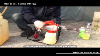 How to use Fogging Machine  KB100 [upl. by Eceined]