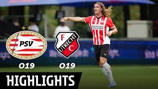 HIGHLIGHTS  FC Utrecht O19 op bezoek in Eindhoven ⚔️ [upl. by Vanni]