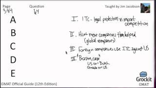 GMAT Verbal Official Guide Sample Lesson 1 14 [upl. by Mccormick]