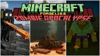 Top MODS para Minecraft APOCALIPSIS  ZOMBIE APOCALYPSE 1192 Forge  2023 [upl. by Engamrahc169]