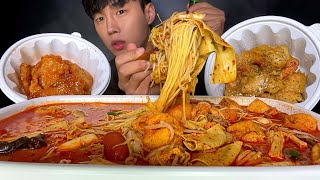 ASMR MUKBANG 소림마라 마라탕  꿔바로우  크림새우 먹방  EATING SHOW [upl. by Cowen]