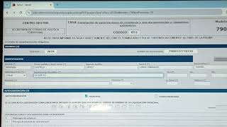 Como Llenar El Formulario De La Tasa 790 052 [upl. by Neumann233]