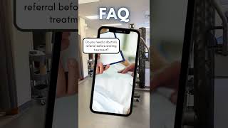 Got questions about your treatment parksidephysiotherapy FAQ YouTube Shorts physio referral [upl. by Werdnael]