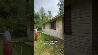 How To Pressure Wash A House [upl. by Atirehc]