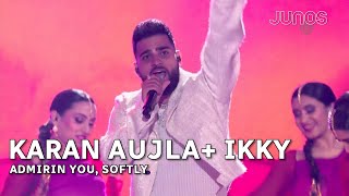 Karan Aujla feat Ikky performs Admirin You amp Softly  Juno Awards 2024 [upl. by Assiruam]