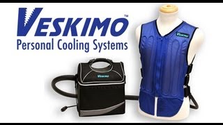 Personal Microclimate Body Cooling Vest  Veskimo Personal Cooling Systems [upl. by Anirbes]