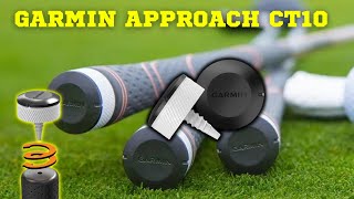 GARMIN APPROACH CT10 REVIEWS  HOW TO GET STARTED USING THE GOLF CLUB TRACKERS [upl. by Olleina]