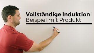 Vollständige Induktion Beispiel mit Produkt Mathehilfe online Analysis  Mathe by Daniel Jung [upl. by Rocca536]