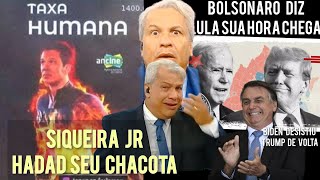 Siqueira Jr ZUOU TAXAD  GLOBO LIXO VIRA PIADA  Biden ARREGA pra Trump e Bolsonaro Ironiza Lula [upl. by Schwarz]