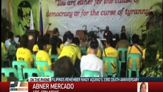 ANC Headlines Aquino leads dads death anniversary commemoration [upl. by Lidah]