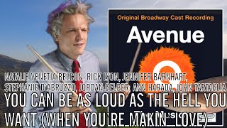 Avenue Q  You Can Be as Loud as the Hell You Want  Office Drummer On The Mountains [upl. by Martinson]