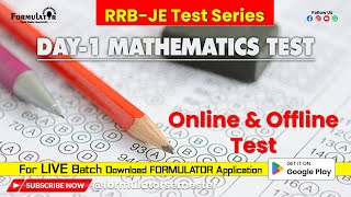 Day1  Mathematics  RRBJE Test Discussion [upl. by Celine973]