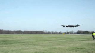 Avro Lancaster Pass By Sound Recording [upl. by Kcirdot]