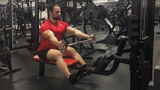 How To Wide Cable Row For Upper Back Size  Form Video  Natural Bodybuilder Gary Amlinger [upl. by Ynatsed]