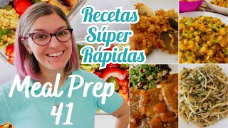 Meal Prep Fácil RECETAS DE VERANO FÁCILES Y RÁPIDAS Menú Semanal RECETAS DE COCINA CASERA [upl. by Dreyer293]