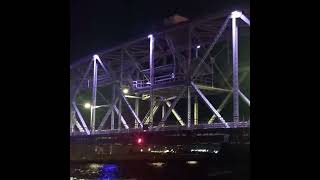 Duluth Aerial lift bridge in Duluth Minnesota at Canal Park [upl. by Ayrolg561]