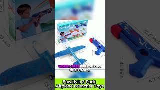 Airplane Launcher 3 Pack Toys 13 2 LED Foam Glider Catapult Plane Toy [upl. by Picker]