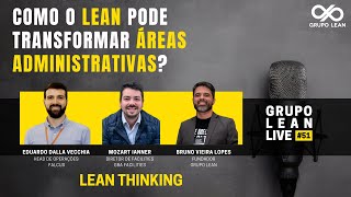 LEAN OFFICE NA PRÁTICA DIGITALIZAÇÃO LOW CODE E PADRONIZAÇÃO  Grupo Lean Live 51 [upl. by Yeltsew]