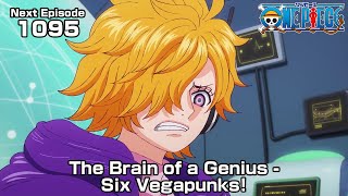 ONE PIECE episode1095 Teaser quotThe Brain of a Genius  Six Vegapunksquot [upl. by Eita763]