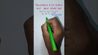 LCM for decimal numbers  TNPSC Group2 2024  competitive exams [upl. by Eilrahs]