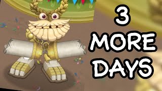 3 DAYS UNTIL 40 GOLD EPIC WUBBOX BUZZINGA  MORE COMING  My Singing Monsters Live Stream [upl. by Ytirehc]