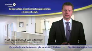 Ist der Nutzen der Knorpeltransplantation bei Knorpelschäden erwiesen [upl. by Notsgnal310]