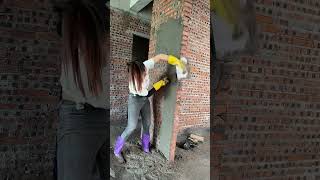 How to Prepare Tiles Wall ​ Wall paint​ Fast amp Beauty part​5228 [upl. by Lamrej]