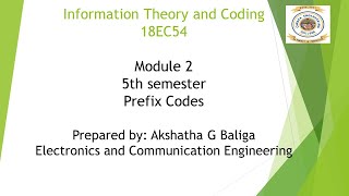 VTU ITC 18EC54 M2 L2 PREFIXCODE [upl. by Norry289]