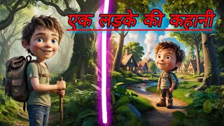 एक लड़के की कहानी। Story of a boy in forest [upl. by Chrissa498]