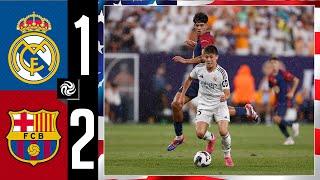 HIGHLIGHTS  Real Madrid 12 FC Barcelona  Summer Tour 2024 [upl. by Netsreik]