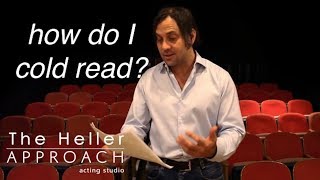 Free Acting Lesson How To Cold Read [upl. by Esinyt]