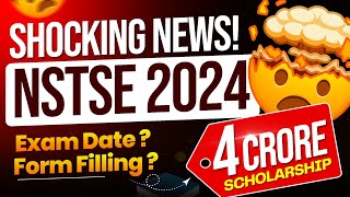 NSTSE Shocking Update 😱  Latest news of NSTSE 🔥  Form filling Exam update nstse2024 boards [upl. by Anahsar]